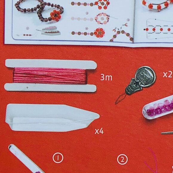 New Sealed Djeco Handicraft -Beadwork Heart  Harmony Beads 📿 7+ - Picture 6 of 11